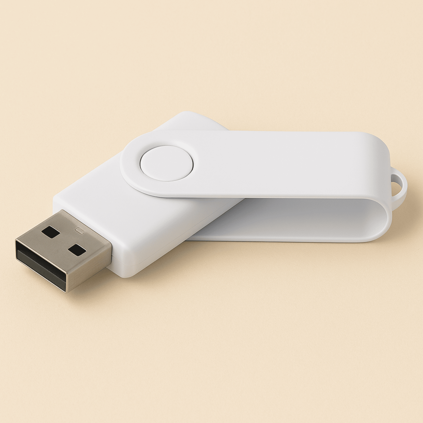 Renkli Metal Döner Başlıklı USB Bellek - 16 GB