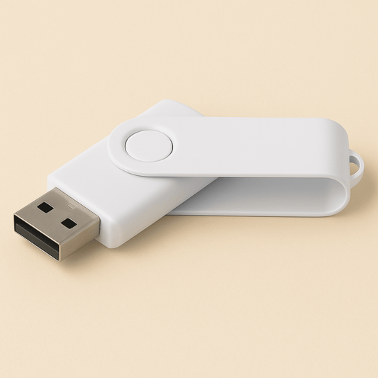 Renkli Metal Döner Başlıklı USB Bellek - 32 GB