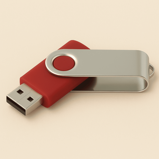 Metal Döner Kapaklı USB Bellek - 32 GB