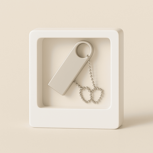 Metal Anahtarlık Detaylı USB Bellek - 64 GB