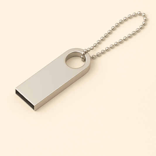 Metal Anahtarlık Detaylı USB Bellek - 64 GB