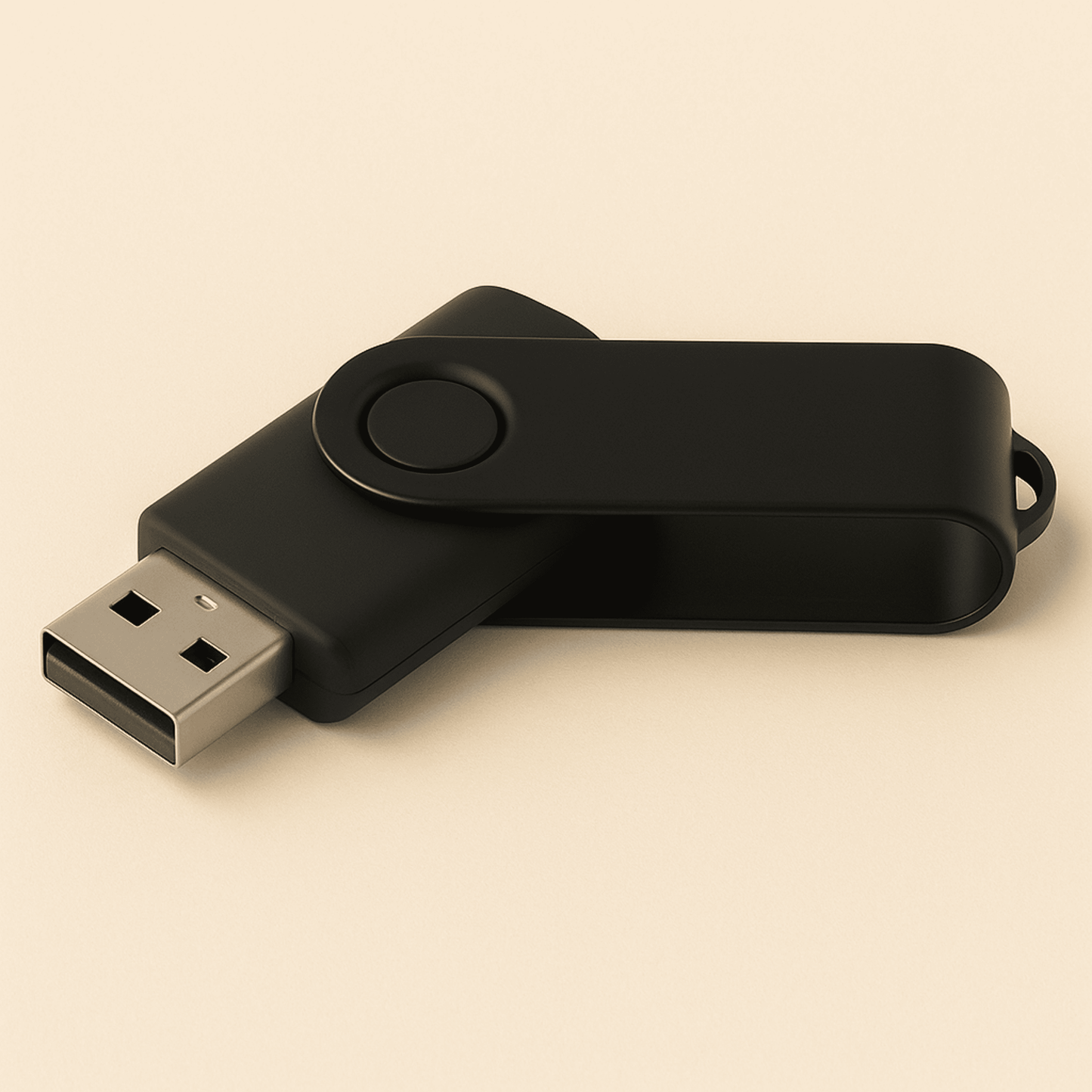 Renkli Metal Döner Başlıklı USB Bellek - 16 GB