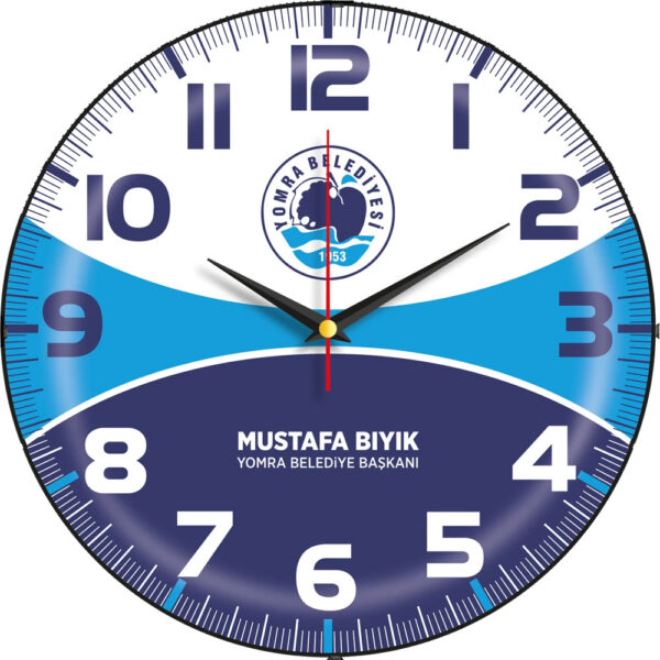 TRM293602 - Bombe Cam Duvar Saati