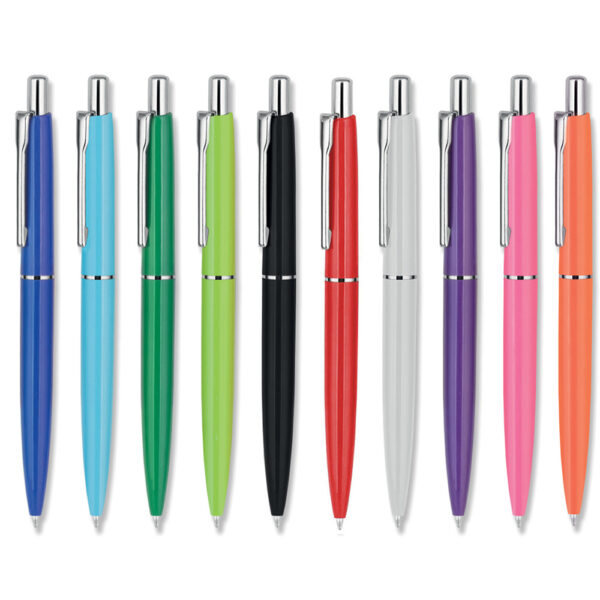 TRM111361 - Symphony İnce Uçlu Basmalı Plastik Tükenmez Kalem