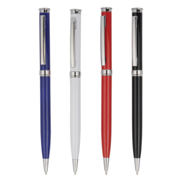 TRM112101 - Prestijli Metal Gövdeli Mavi Mürekkepli Tükenmez Kalem