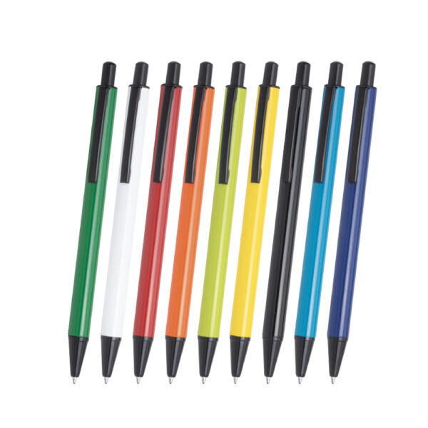 TRM112191 - Modern Metal Gövdeli Mavi Mürekkepli Tükenmez Kalem