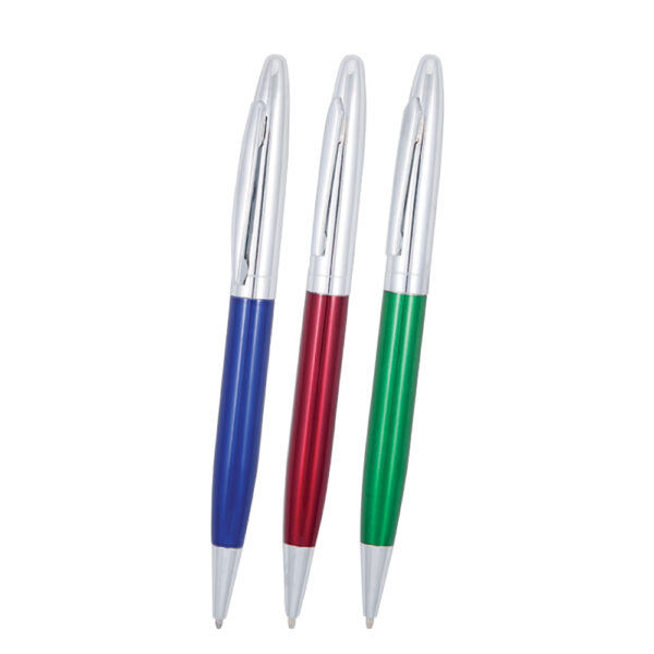 TRM112221 - Premium Metal Gövdeli Mavi Mürekkepli Tükenmez Kalem