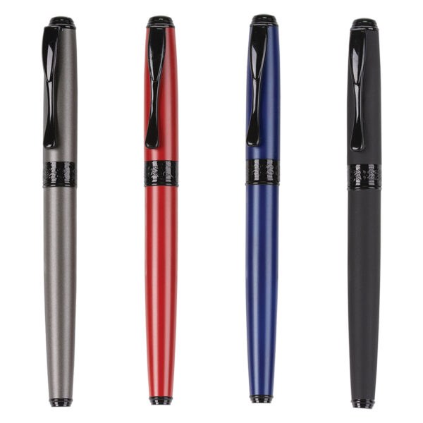 TRM112301 - Profesyonel Metal Gövdeli Mavi Mürekkepli Roller Kalem