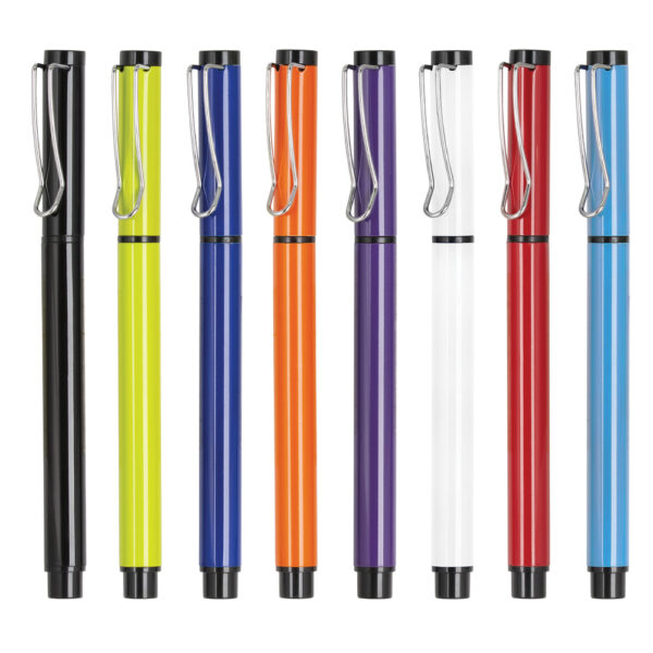 TRM112751 - Metal Gövdeli Mavi Mürekkepli Roller Kalem