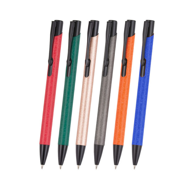 TRM114361 - Estetik Metal Gövdeli Mavi Mürekkepli Tükenmez Kalem