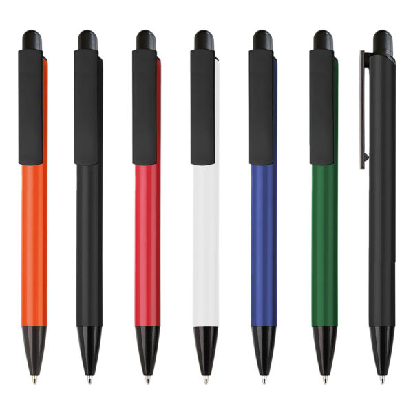 TRM114871 - Estetik Metal Gövdeli Mavi Mürekkepli Tükenmez Kalem