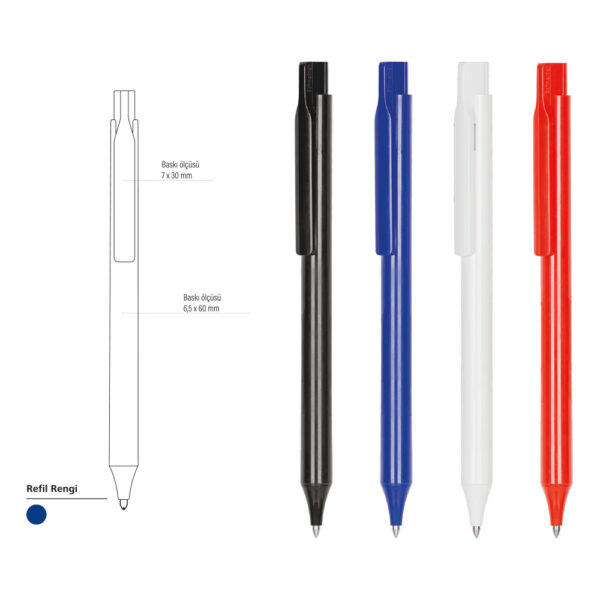 TRM19371 - Refilli Premium Metal Tükenmez Kalem